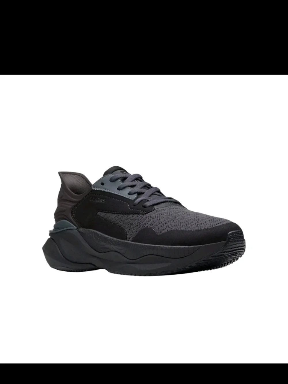 Clarks Pace Men's Podiatrist Approved Walking Shoes - Black